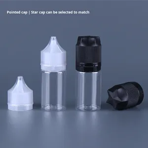 Chai tinh dầu nhựa <span class=keywords><strong>PET</strong></span> ngắn, in hình, dung tích 30ml/60ml, có sẵn, thiết kế hình kỳ lân, dạng nhấn - Product Image 1