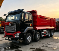 Truk Tambang HOWO NX 8x4 Bekas, Bak Kargo Baja Mangan Tebal, 351-450HP, Emisi Euro 2, Kapasitas Muatan >50T, Mesin Weichai