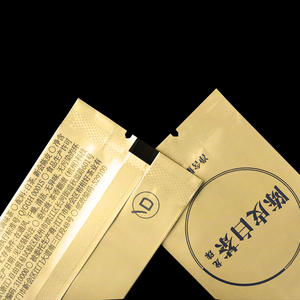 Impresión personalizada al por mayor pequeña sellable con calor sello de tres lados bolsita mate vacío café té bolsa de embalaje de alimentos - Product Image 6