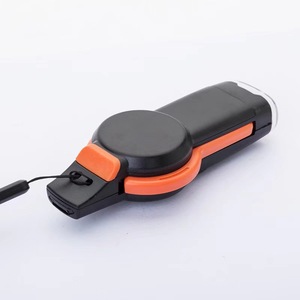 مصباح LED 7 في 1 بمرآة بوصلة مصباح يدوي ترمو ومكبر للتخييم والتنزه أداة مع صافرة الغابة بوصلة تخزين - Product Image 2