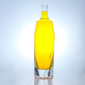 Botella De Cristal Transparente De Alta Calidad 500ml 700ml 750ml Licor Whisky Tequila Vodka <span class=keywords><strong>Ron</strong></span> Con Tapas - Product Image 4