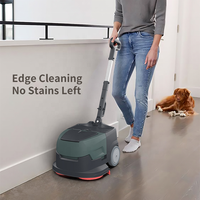 Nettoyeur de sols compact électrique commercial de haute qualité, mini, automatique, portatif, pour carrelage et marbre