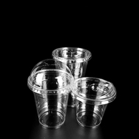 Vasos Desechables PLA/PET de 10/12/14/16/20/24/32oz con Logotipo Personalizado, 3 Opciones de Tapa, Estilo Moderno, para Café Frío y Agua, Hechos en Vietnam