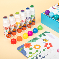 Mobee P022B 12 pcs/set Bingo Marker Pen Sponge Nib Kids Painting Vivid Color Safety Factory Price Dot Markers