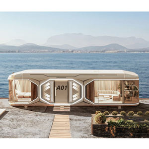 Capsula spaziale casa 1 camera da letto casa Mobile costruzione sostenibile edifici da giardino prefabbricati casa vacanza <span class=keywords><strong>Hotel</strong></span> - Product Image 1