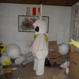 Efun quantité minimale de commande 1 PC professionnel personnalisé Lapin délirant lapin mascotte <span class=keywords><strong>Costume</strong></span> dessin animé Animal personnage mascotte <span class=keywords><strong>Costume</strong></span> à vendre - Product Image 3