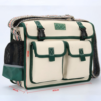 Bolsa de Lona Multifuncional para Herramientas, Bolsa de Hombro/Bandolera Resistente y Reforzada, Kit de Herramientas Impermeable