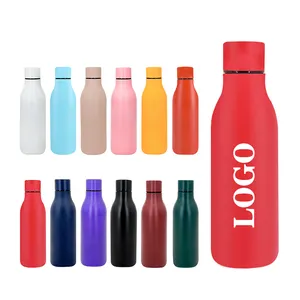 2022 New Arrival 550ml Stainless Steel Sport Water Bottles Double Walled Insulated Thermos Flask 500ml Water Bottles Customized