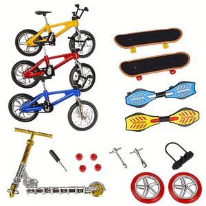 Mini-plateforme de jeu de sport de bureau : Planche de surf, trottinettes, patins, <span class=keywords><strong>rampe</strong></span>, parc de skateboard, vélo à doigts - Product Image 2