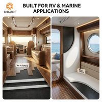 Panneau composite en fibre de verre PET FRP pour sol de camping-car, imperméable, léger, panneau sandwich en mousse PET personnalisable