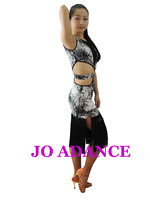 Robe de danse latine classique adulte de haute qualité Salsa Competition Performance Wear