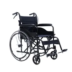 手动高品质廉价轮椅可折叠轻便轮椅残障患者轮椅