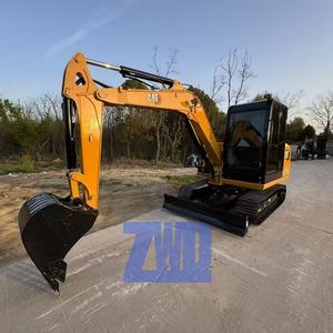 305.5E2สำหรับแมวรถขุดขนาดเล็กใช้ในฟาร์ม E2 305.5มีรางยางและนิ้วหัวแม่มือ95% ใหม่ - Product Image 3