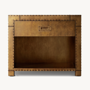 Sassanid OEM inspiration Industrial Age Ensemble de chambre à coucher de haute qualité Table de chevet ouverte en laiton <span class=keywords><strong>Orsay</strong></span> - Product Image 1