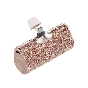 Vendita calda di lusso <span class=keywords><strong>Power</strong></span> Bank Logo personalizzato diamante 5000 di ricarica mAh moda ragazza Mini Smart Bling Bling <span class=keywords><strong>Power</strong></span> Bank - Product Image 2
