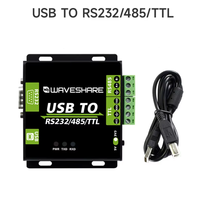 Adaptor Serial USB Waveshare FT232RNL & CH343G - Konverter RS232/485/TTL Terisolasi untuk Otomasi Industri