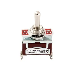 High quality T701RW (ON)-OFF-ON 1 Pole SPDT 3P Screw Terminal Toggle Switch