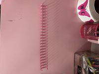 0,75 Zoll 3:1 Pitch 23Loops Buch bindung Doppels pule der rosa Cinch Binder Ring