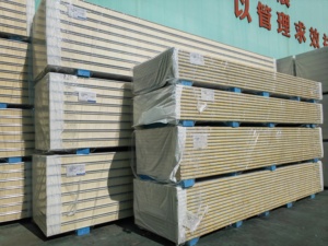 Panneau mural sandwich PUR de <span class=keywords><strong>150</strong></span> mm pour la construction de chambres froides de congélation rapide, panneaux de chambre froide de type à joint coulissant de 15 <span class=keywords><strong>cm</strong></span>, installation facile - Product Image 4