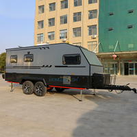 Caravane tout-terrain familiale Honlu 2025, grande taille, économique, 4x4, camping-car, caravane de voyage, remorque australienne