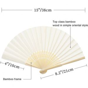 Easy to Carry and Collect Purely Handmade Custom Pvc Transparent Hand Fan - Product Image 2