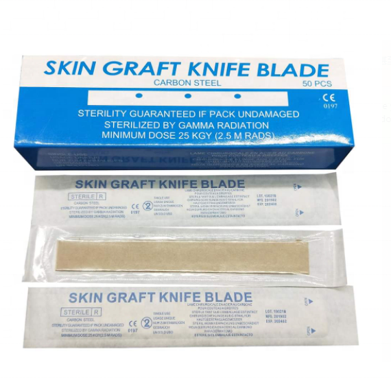 Medical Disposable Carbon Steel   Stainless Steel Skin Graft Knife Blade