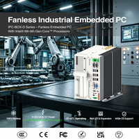 Mini-ordinateur industriel embarqué robuste, sans ventilateur, avec modules extensibles