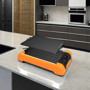 Gril de table intérieur électrique sans fumée BBQ <span class=keywords><strong>Raclette</strong></span> <span class=keywords><strong>Grill</strong></span> PTFE antiadhésif Ménage Hôtel Cuisine Cuisine - Product Image 4