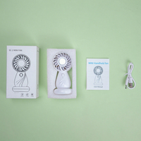 Kipas pendingin Mini USB, kipas genggam portabel magnetik dapat diisi ulang dengan tiga pilihan kecepatan untuk penggunaan rumah tangga, mobil, luar ruangan, Hotel, RV
