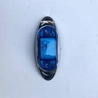 Nouveau système d'éclairage automobile, lampe latérale LED 24V chromée pour autocar, camion, remorque WJC-S-003