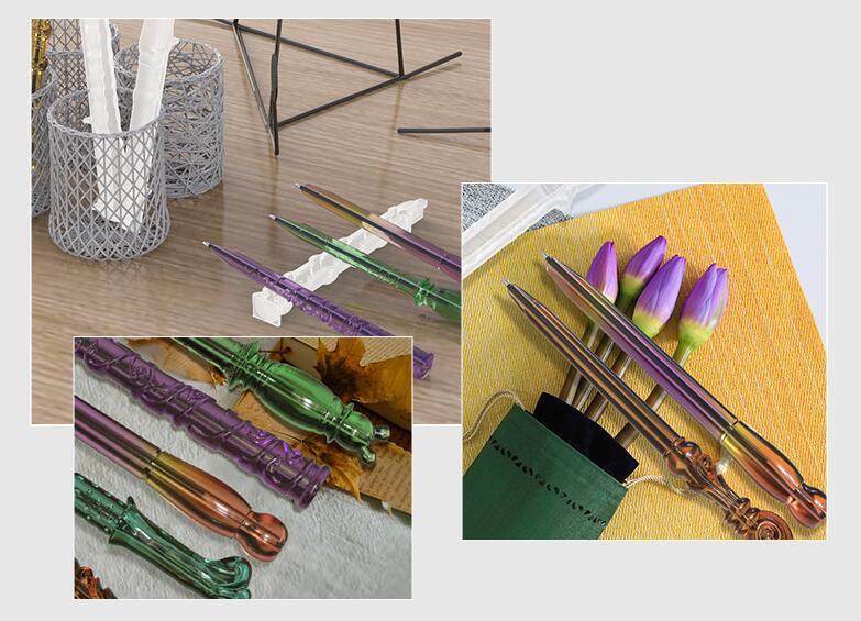 Lot de 8 Moules Silicone Résine Époxy Stylo à Bille 30 Recharges, Kit