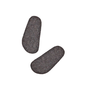 Sole in feltro di lana per scarpe da crawling con nome - Product Image 1
