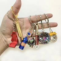 Porte-clés créatif personnalisé en métal gravé au laser, en forme de levier de vitesses de boîte de vitesses manuelle, pour voiture, pièces automobiles