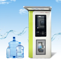 Máquina Expendedora de Agua Inteligente con Luz LED, Funcionamiento Automático 24 Horas, Múltiples Filtros, Monedas, Código QR, Estación de Agua Purificada para Negocios