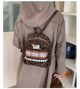 <span class=keywords><strong>Sac</strong></span> à <span class=keywords><strong>dos</strong></span> mini adorable de 9 pouces <span class=keywords><strong>pour</strong></span> filles d'université, imprimé animal vache, en nylon, <span class=keywords><strong>pour</strong></span> femmes, 5e année, petit <span class=keywords><strong>sac</strong></span> à <span class=keywords><strong>dos</strong></span>, mochilas escolares - Product Image 3