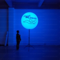 1m 1.2m 1.5m a mené le ballon gonflable de trépied de support d'éclairage pour la publicité d'événement