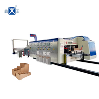 Machine de découpe et d'impression à grande vitesse XT-G à contraste élevé avec rouleau Anilox pour des graphismes nettes sur carton ondulé