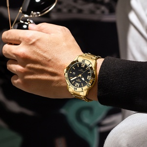 For 2589 New Gold Quartz <b>Watch</b> Men's Sports Stainless Steel 3BAR Water Resistant Luminous Fashion Classic Luxury <b>Watch</b> - Product Image 6