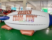 Ballon gonflable personnalisé dirigeable à l'hélium dirigeable géant gonflable zeppelin rc pour la publicité