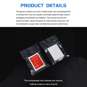 Gasa estéril plegada en Z para control de hemorragias y apósitos médicos - Product Image 2