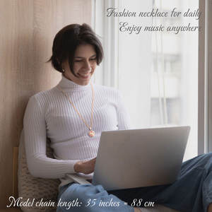 Changda <span class=keywords><strong>Angel</strong></span> Callers Lotus Flower Mujeres Vermeil Gold Music Llamador <span class=keywords><strong>De</strong></span> Angeles Wishing Bola Chime Embarazo Collar - Product Image 6