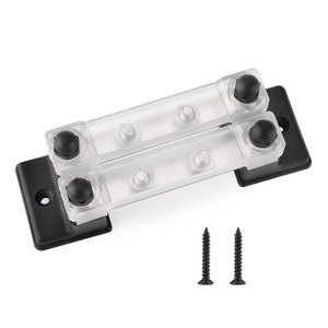 Dual Row 2 Way Busbar 150A DC 48V Copper Terminal Block For RV <b>Yacht</b> Electrical Systems - Product Image 1