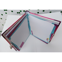 Cahier de notes pour enfants, carnet de notes avec serrure en métal, à dos rond, 1 unité