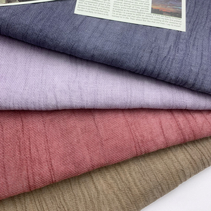 Tessuto Misto 45% Lyocell 55% Ramia per Primavera ed Estate, Ecologico, Multicolore, Tessuto Crepe Koshibo per Abaya - Product Image 2