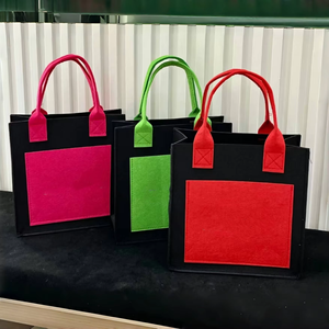 Bolsa de Mano de Fieltro Unisex Plegable, Resistente y de Alta Calidad, con Tamaño/Color Personalizado, para Uso Diario - Product Image 2