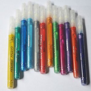 Juego de Rotuladores de Pintura con Purpurina Personalizados para Dibujar en Roca, Piedra, Metal, Porcelana, Vidrio, Madera y Tela - Product Image 2