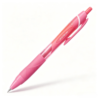 Stylo bille rétractable coloré UNI Jetstream SXN150C05 0,5 mm, 8 couleurs, corps transparent, recharges remplaçables SXR5, bureau, école