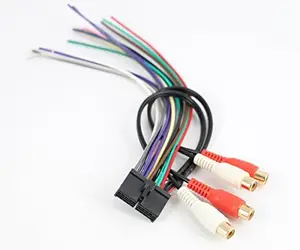 Professional customized wire harness JST 2.54mm Dupont Plug Socket 4Pin Cable Assembly