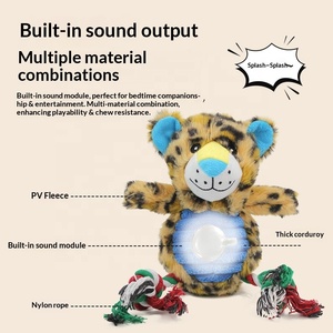 Jouet à mâcher sonore en corde pelucheuse <span class=keywords><strong>pour</strong></span> chats et chiens, <span class=keywords><strong>pour</strong></span> le nettoyage et le nettoyage des dents, résistant aux morsures, jouet interactif amusant <span class=keywords><strong>pour</strong></span> <span class=keywords><strong>chien</strong></span> - Product Image 2