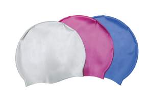 Bestway 26006 Gorro de natación de silicona suave de color sólido para niños Gorro de natación Glider Edad 14 + - Product Image 2